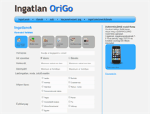 Tablet Screenshot of ingatlanorigo.hu